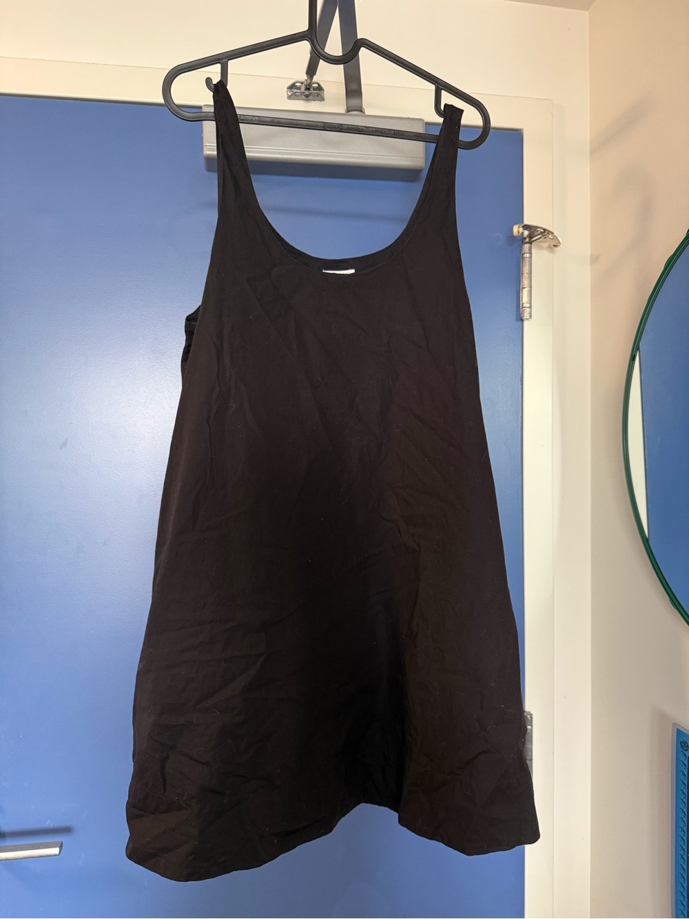 Babaton Black Mini Tank Dress